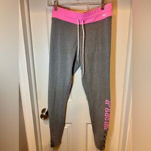 Victoria’s Secret PINK Gray and Pink yoga leggings